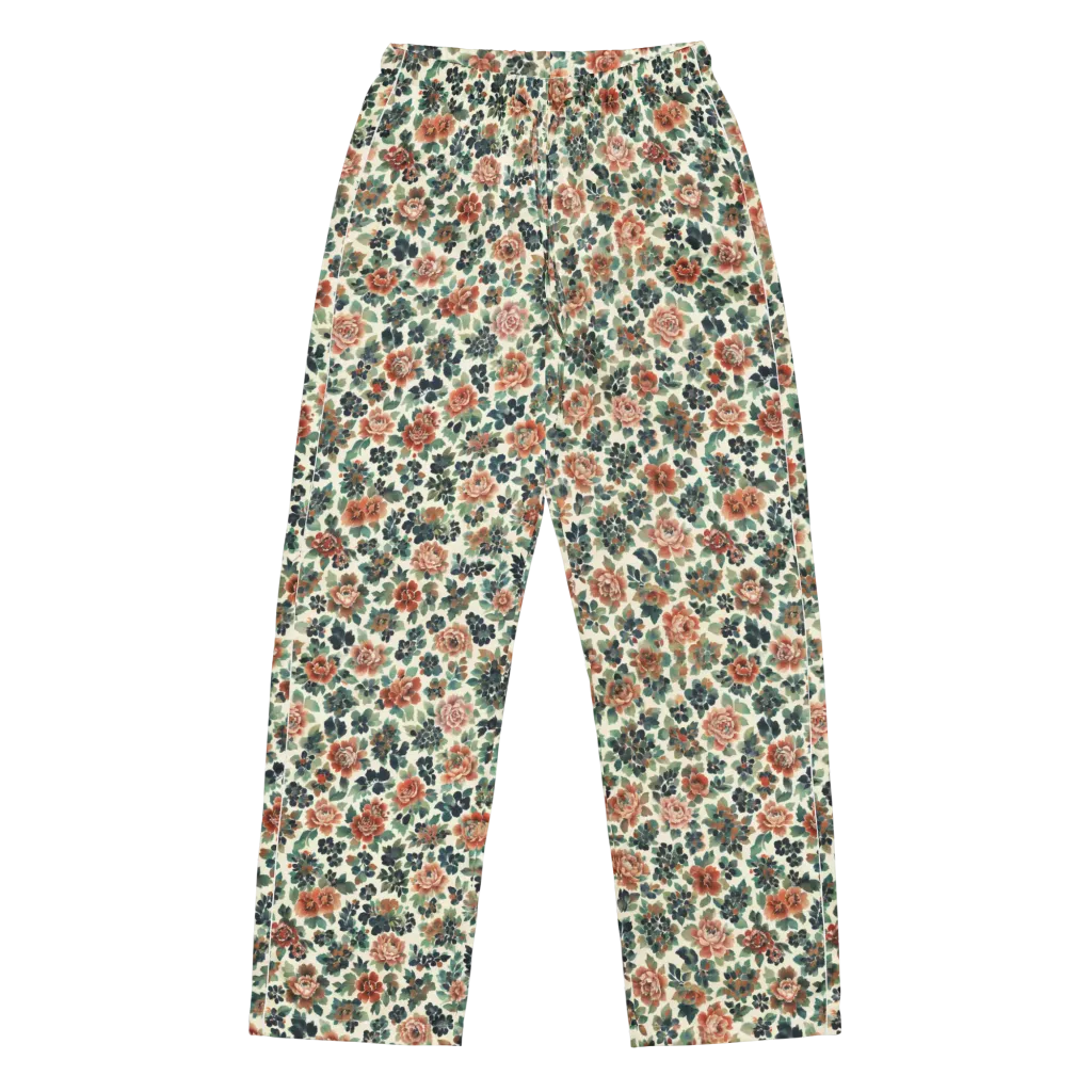 Twilight Rose Garden on Women's Pajama Pants — Front