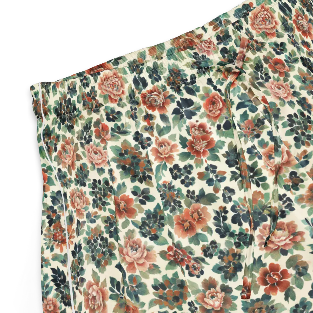 Twilight Rose Garden on Women's Pajama Shorts — Product details