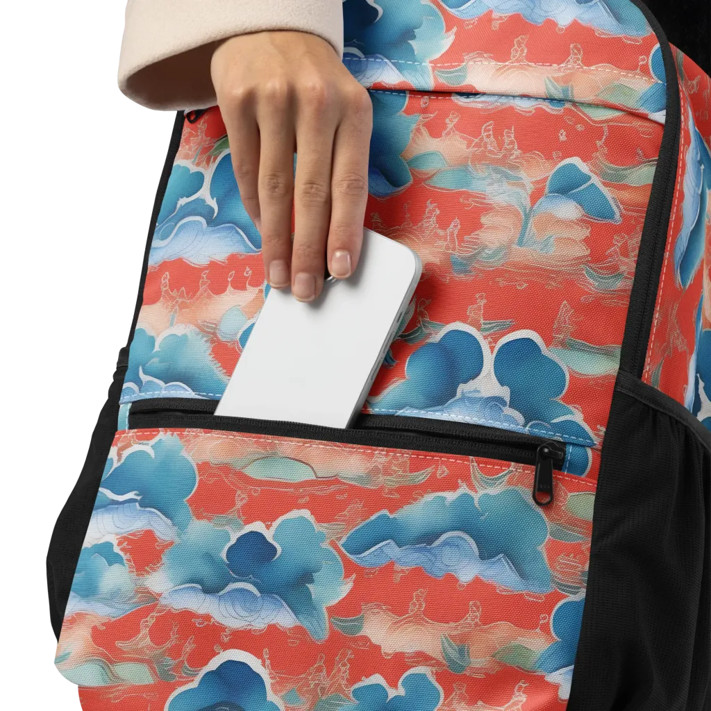 Vermilion Cloudscape on Utility Backpack — Product details