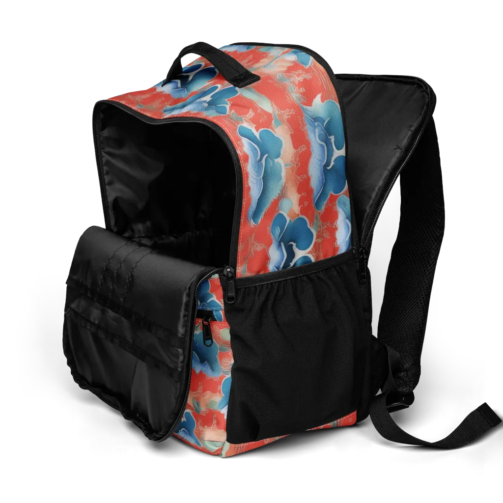 Vermilion Cloudscape on Utility Backpack — Product details 2