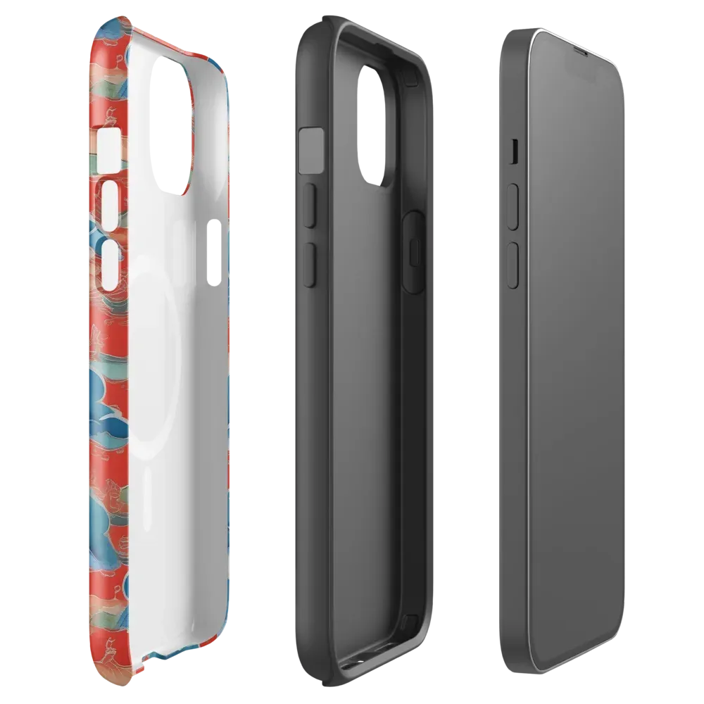 Vermilion Cloudscape on MagSafe Tough Case for iPhone® — Front