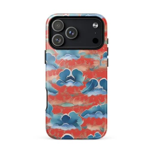 Vermilion Cloudscape on a MagSafe Tough Case for iPhone®