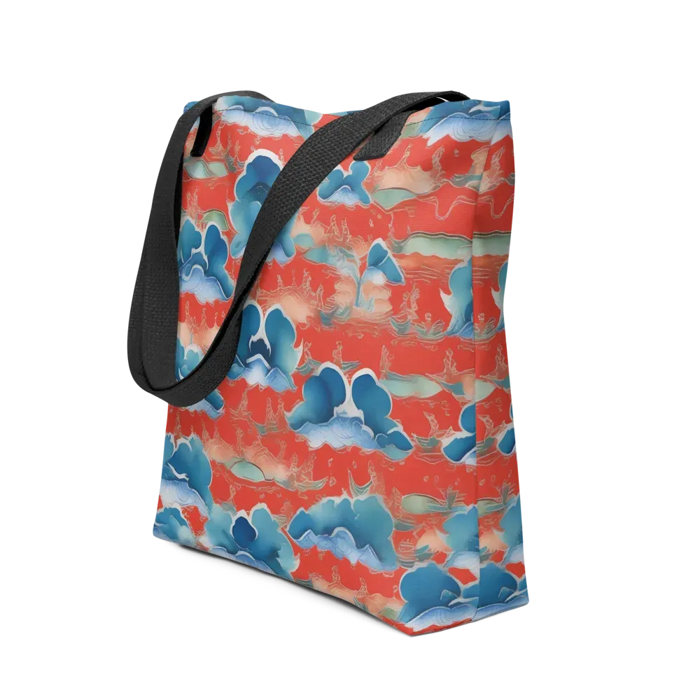 Vermilion Cloudscape on Tote Bag — Front