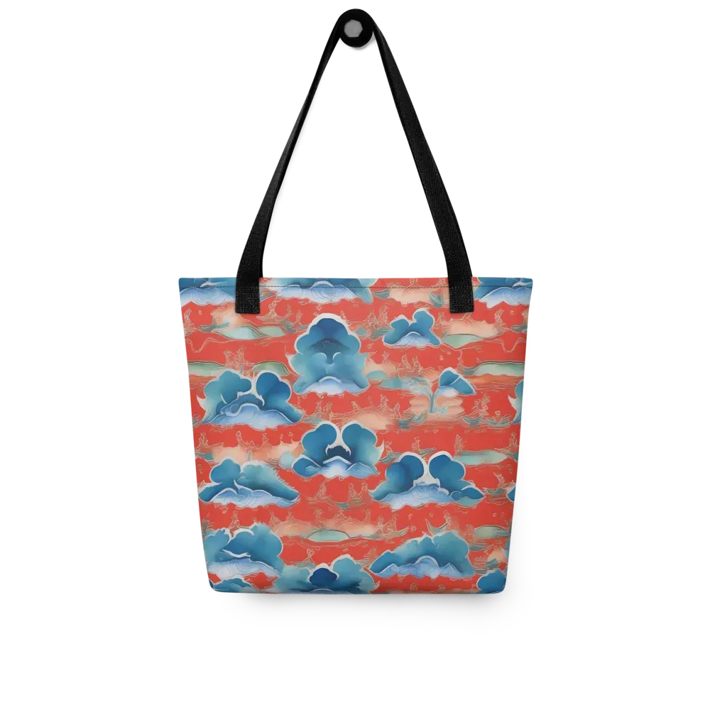 Vermilion Cloudscape on Tote Bag — Front
