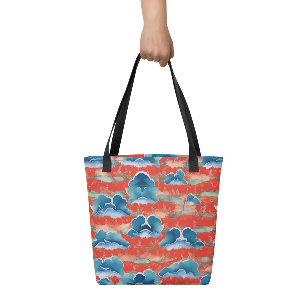 Vermilion Cloudscape on Tote Bag — Front