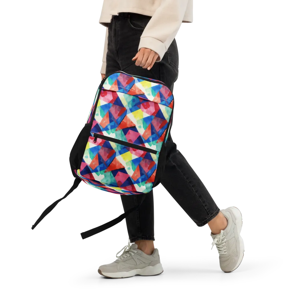 Chromatic Collage on Utility Backpack — Front