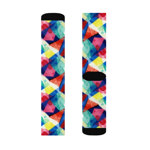 Chromatic Collage on a Socks