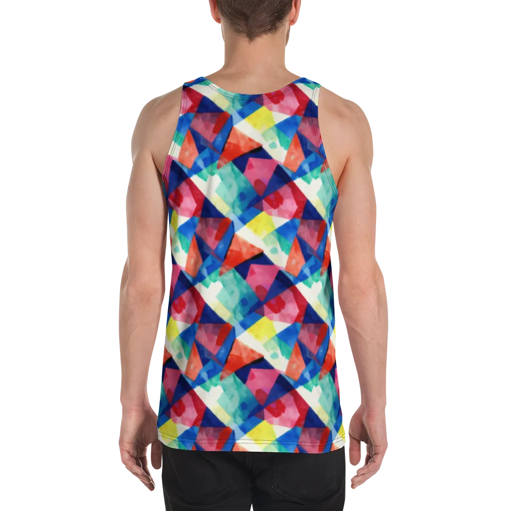 Chromatic Collage on Men's Tank Top — Back