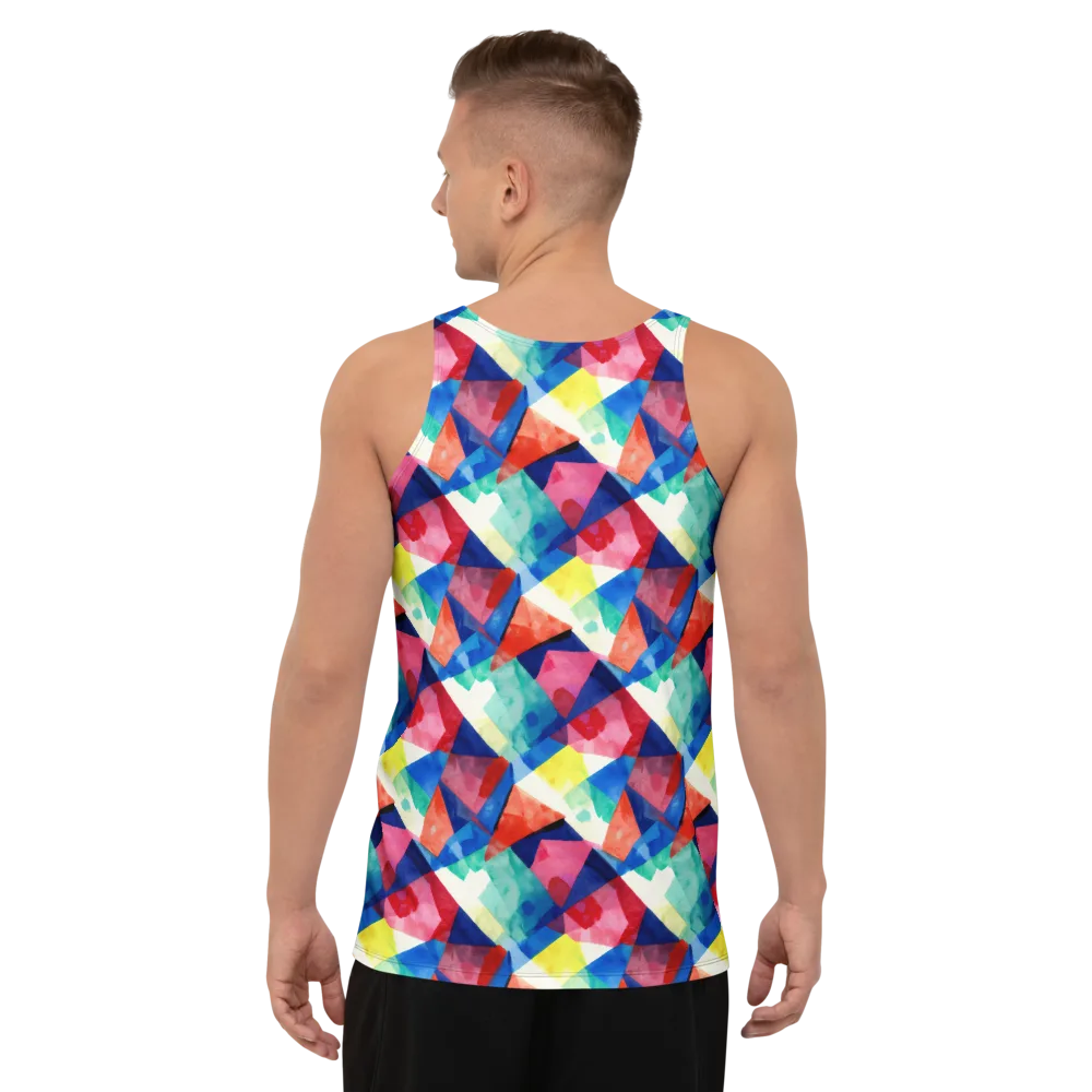 Chromatic Collage on Men's Tank Top — Back