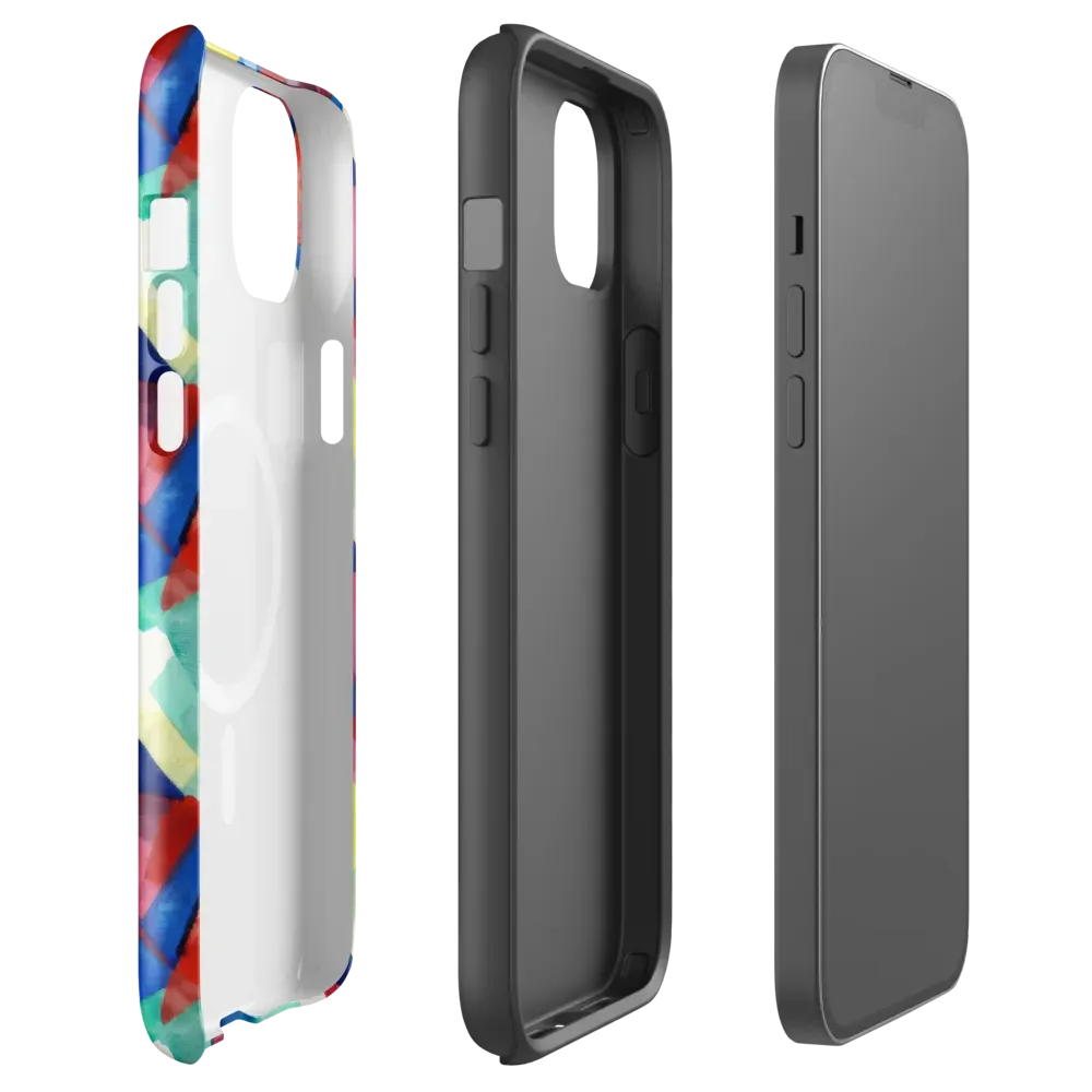 Chromatic Collage on MagSafe Tough Case for iPhone® — Front