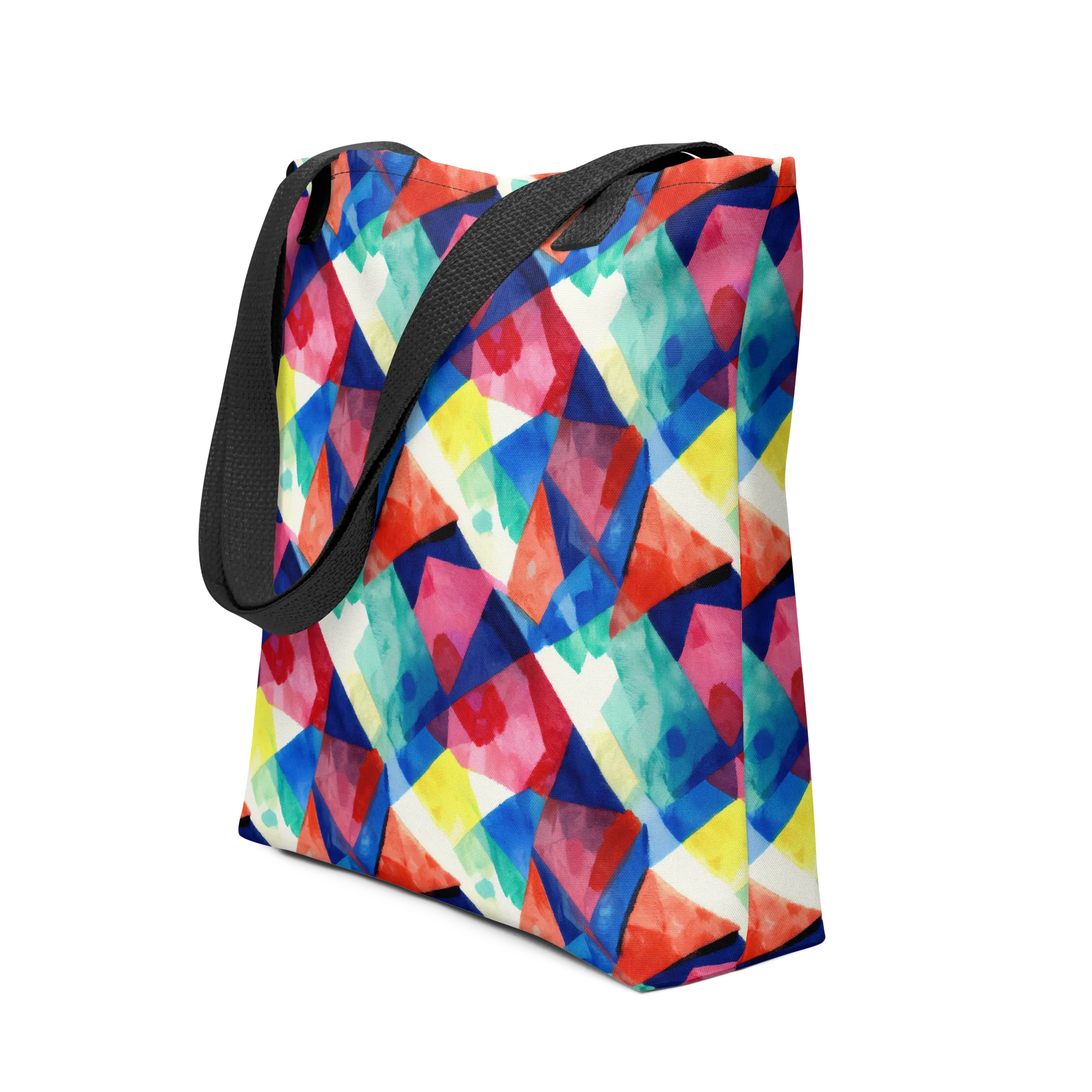 Chromatic Collage on Tote Bag — Front