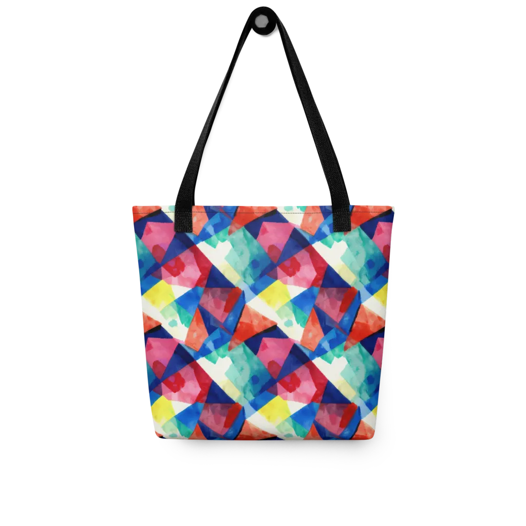Chromatic Collage on Tote Bag — Front