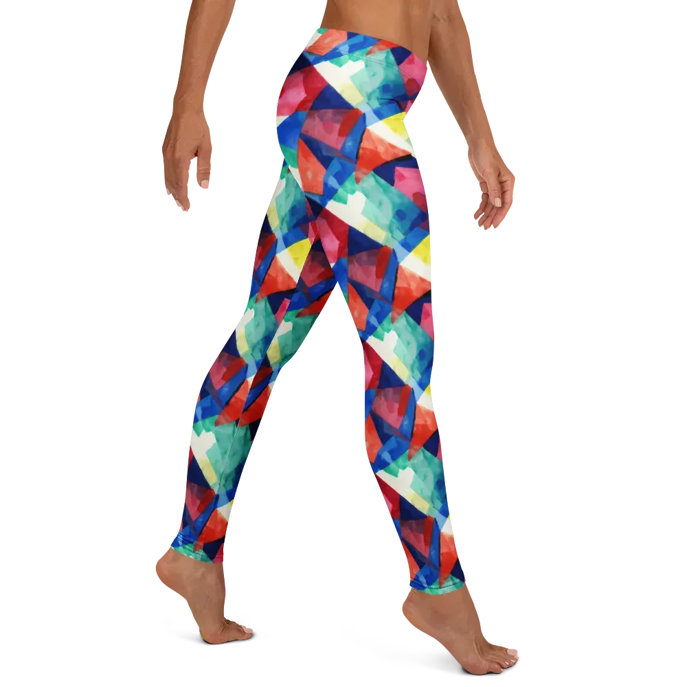 Chromatic Collage on Leggings — Right