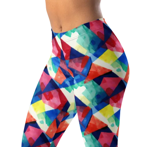 Chromatic Collage on a Leggings