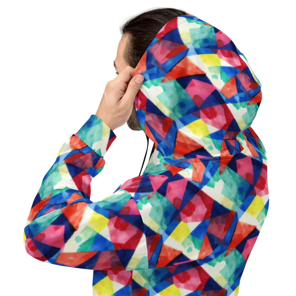 Chromatic Collage on Hoodie — Back