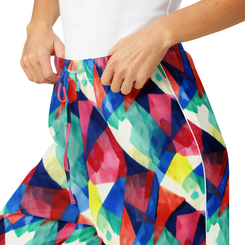 Chromatic Collage on Women's Pajama Pants — Product details
