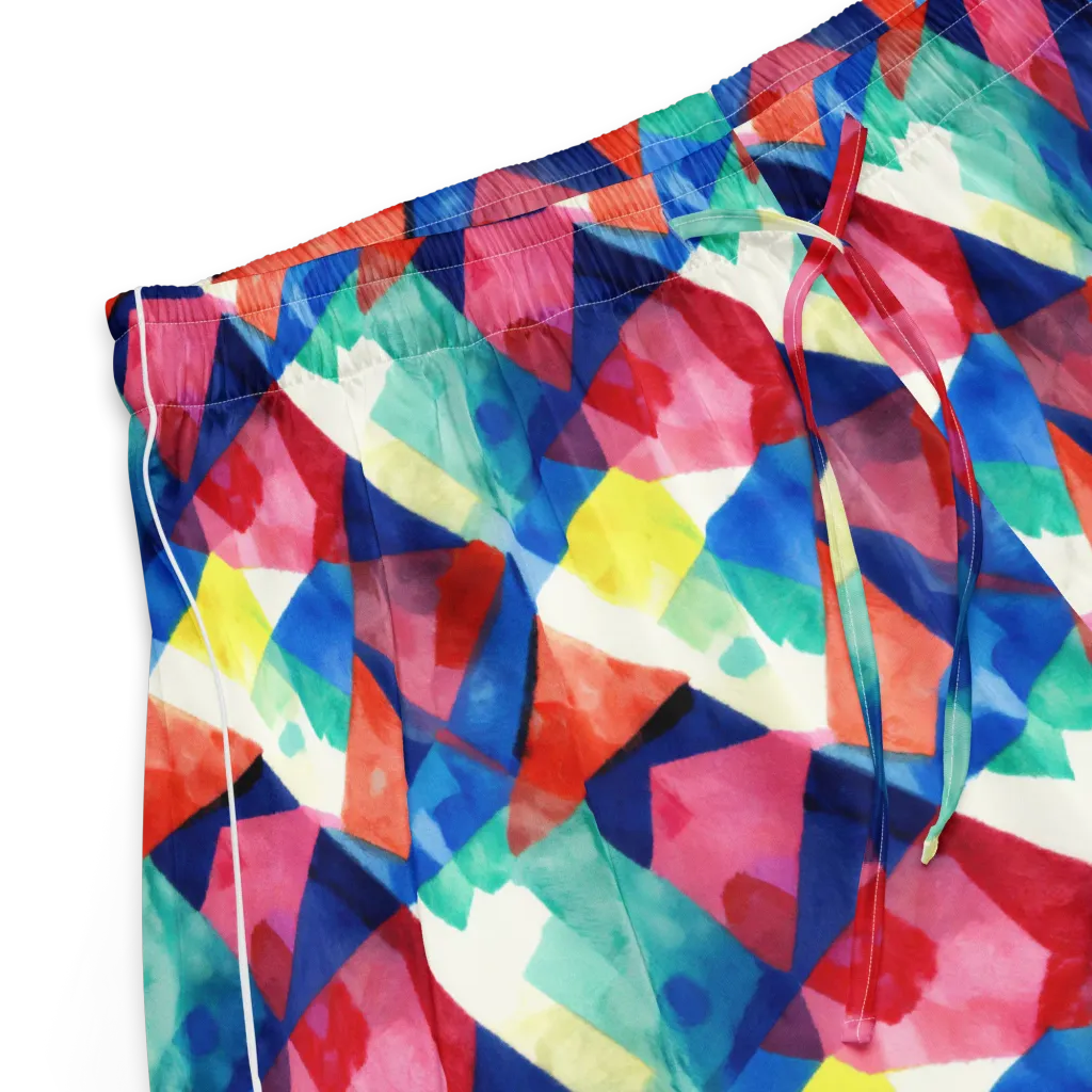 Chromatic Collage on Women's Pajama Shorts — Product details