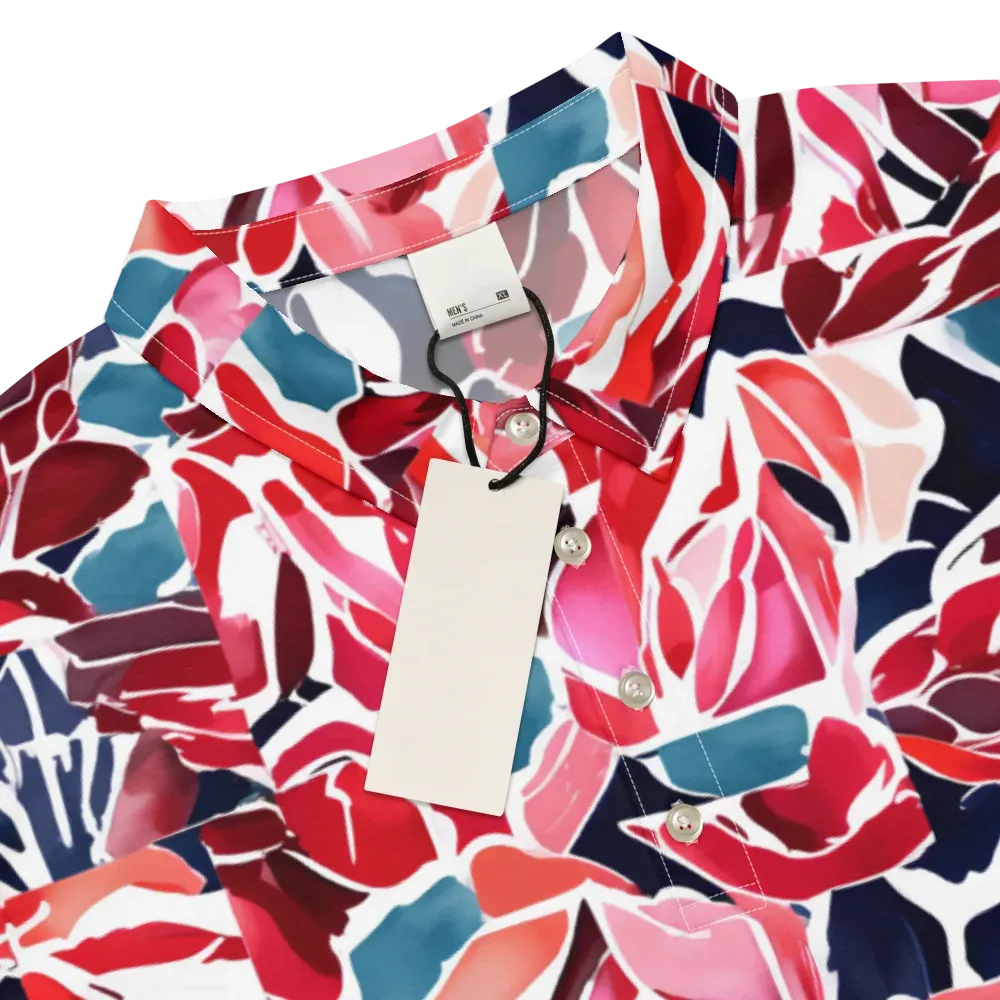 Petal Voltage on Men's Slim Fit Polo Shirt — Product details