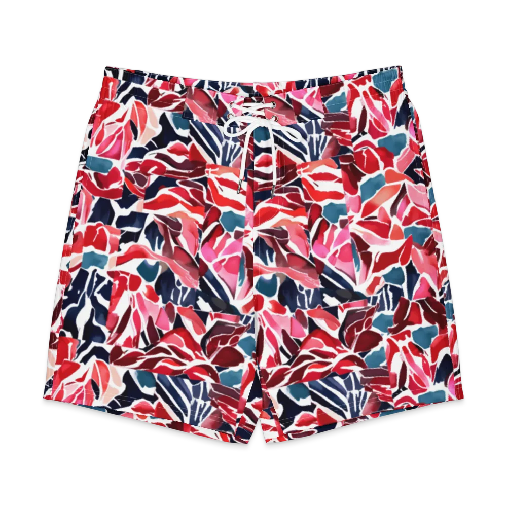 Petal Voltage on Men's Board Shorts — Front