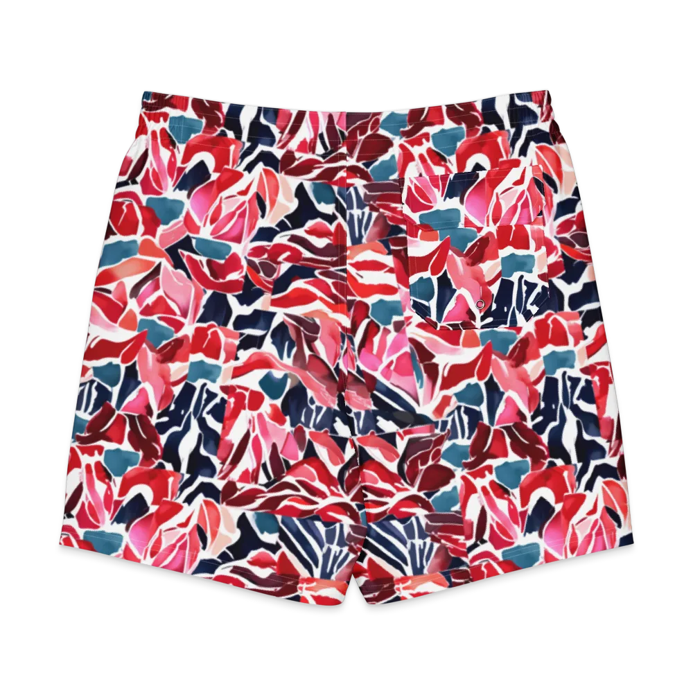 Petal Voltage on Men's Board Shorts — Back
