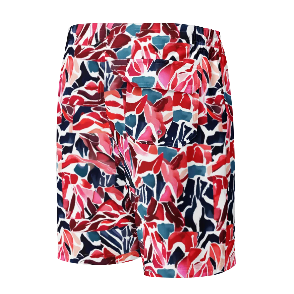 Petal Voltage on Men's Board Shorts — Back