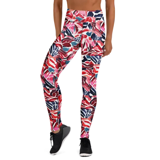 Petal Voltage on a Yoga Leggings