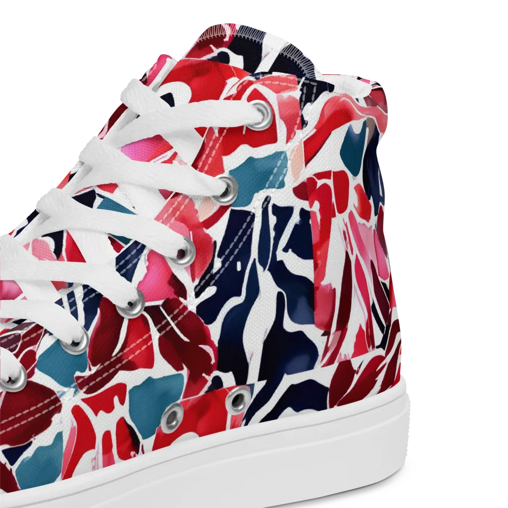 Petal Voltage on Men's High Top Canvas Shoes — Product details 2