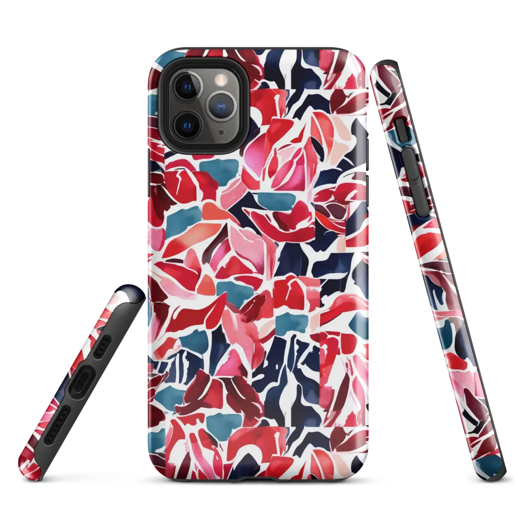 Petal Voltage on Tough Case for iPhone® — Front