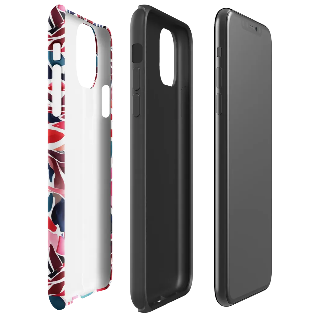Petal Voltage on Tough Case for iPhone® — Right