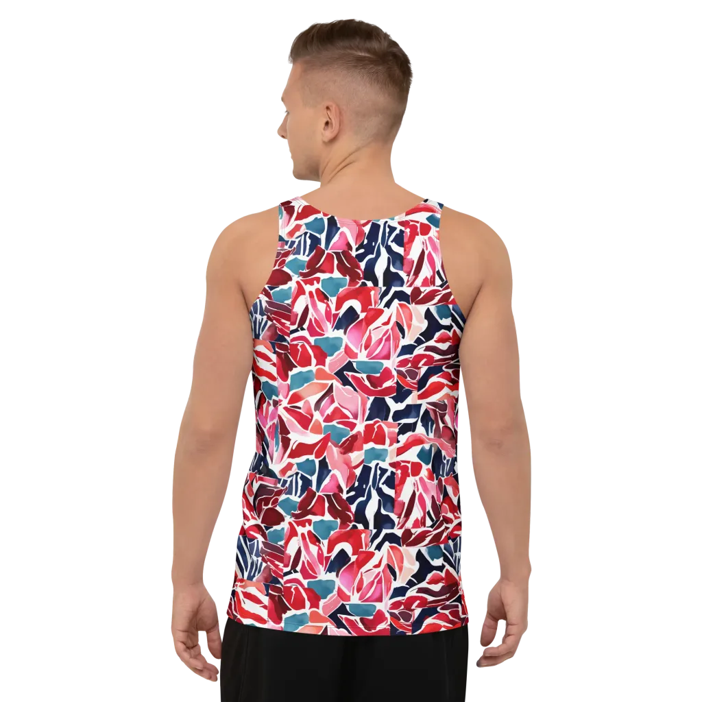 Petal Voltage on Men's Tank Top — Back