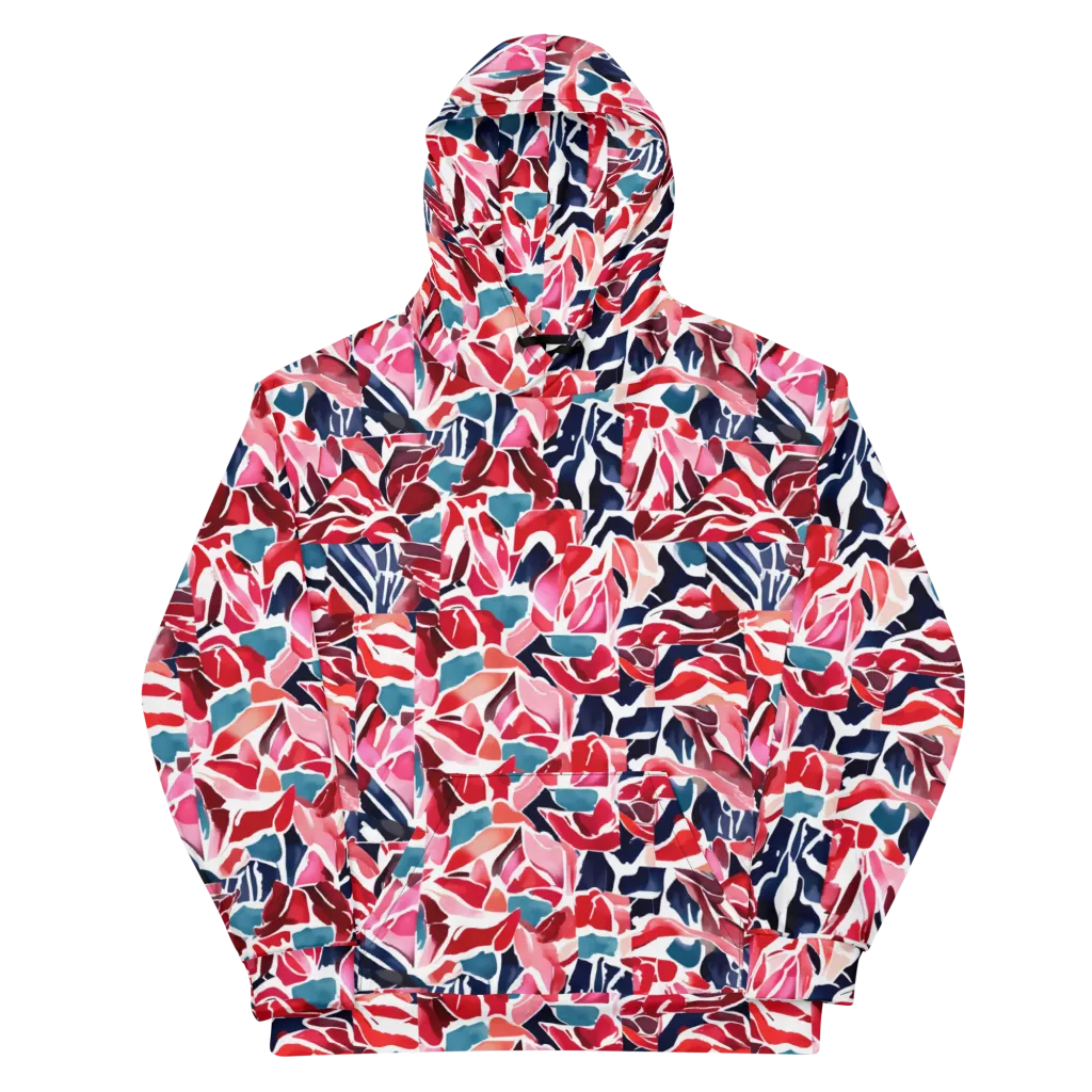 Petal Voltage on Cotton Hoodie — Front