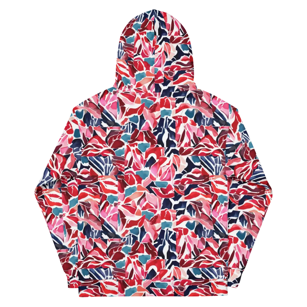 Petal Voltage on Cotton Hoodie — Back