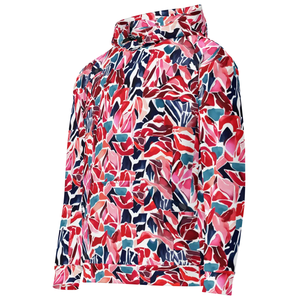 Petal Voltage on Cotton Hoodie — Left Front