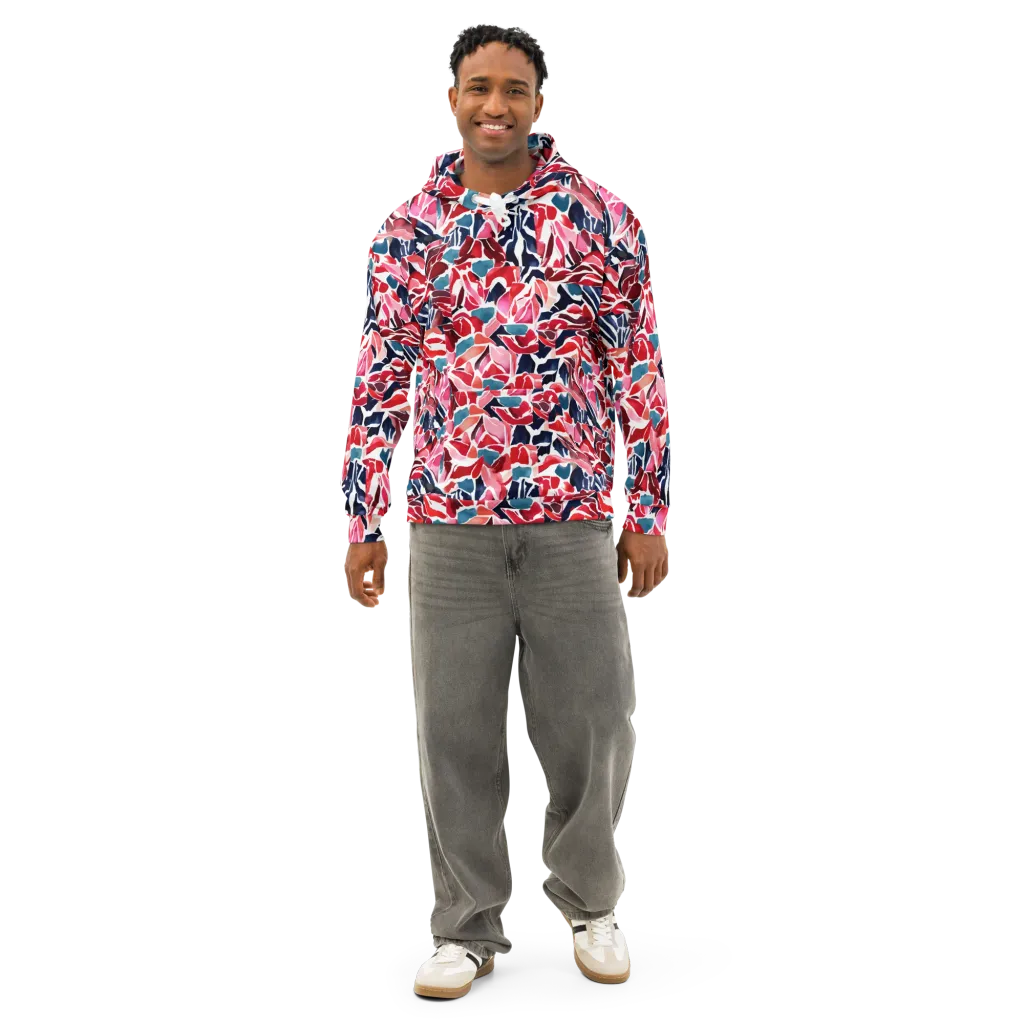 Petal Voltage on Cotton Hoodie — Front