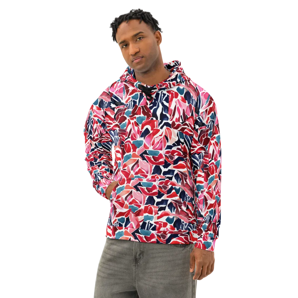 Petal Voltage on Cotton Hoodie — Left Front