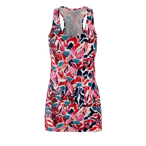 Petal Voltage on a Racerback Dress