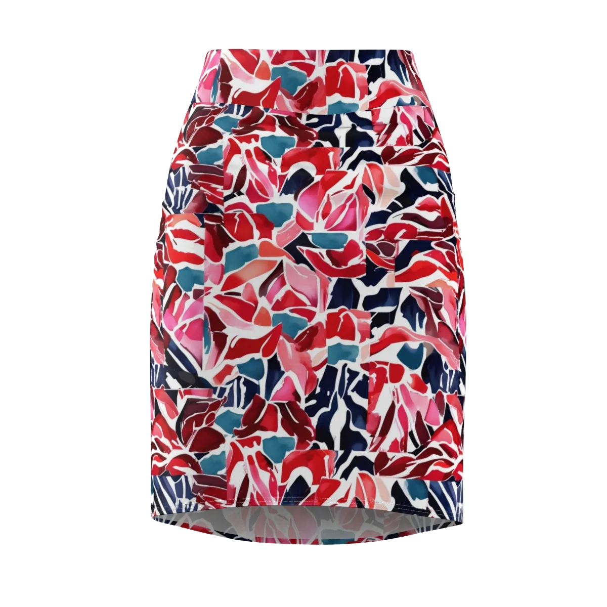 Petal Voltage on Pencil Skirt — Front