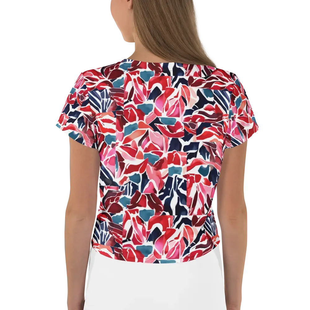 Petal Voltage on Crop Tee — Back