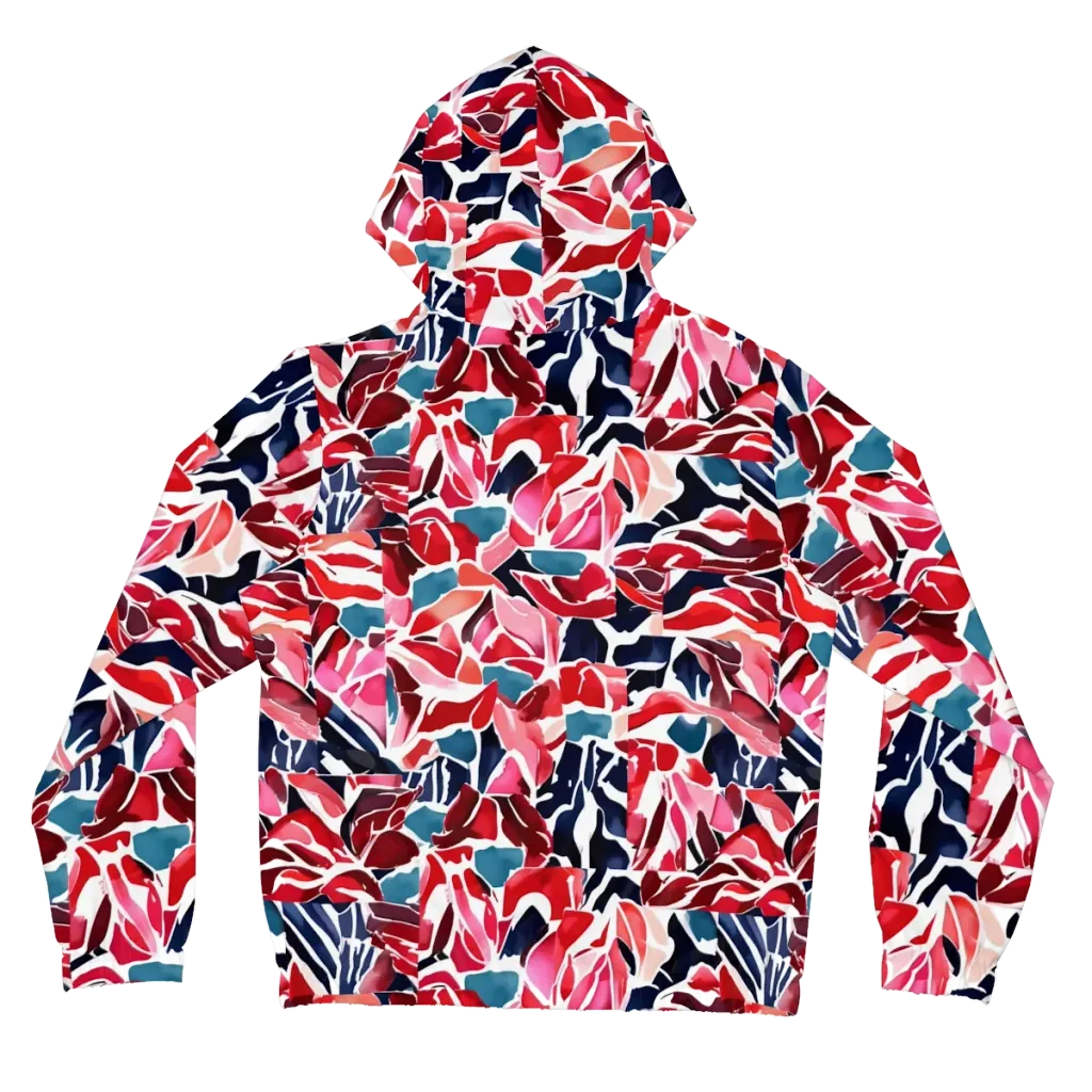 Petal Voltage on Women's Full-Zip Hoodie — Back
