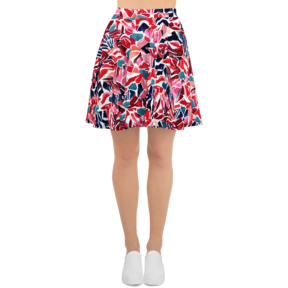 Petal Voltage on Skater Skirt — Front