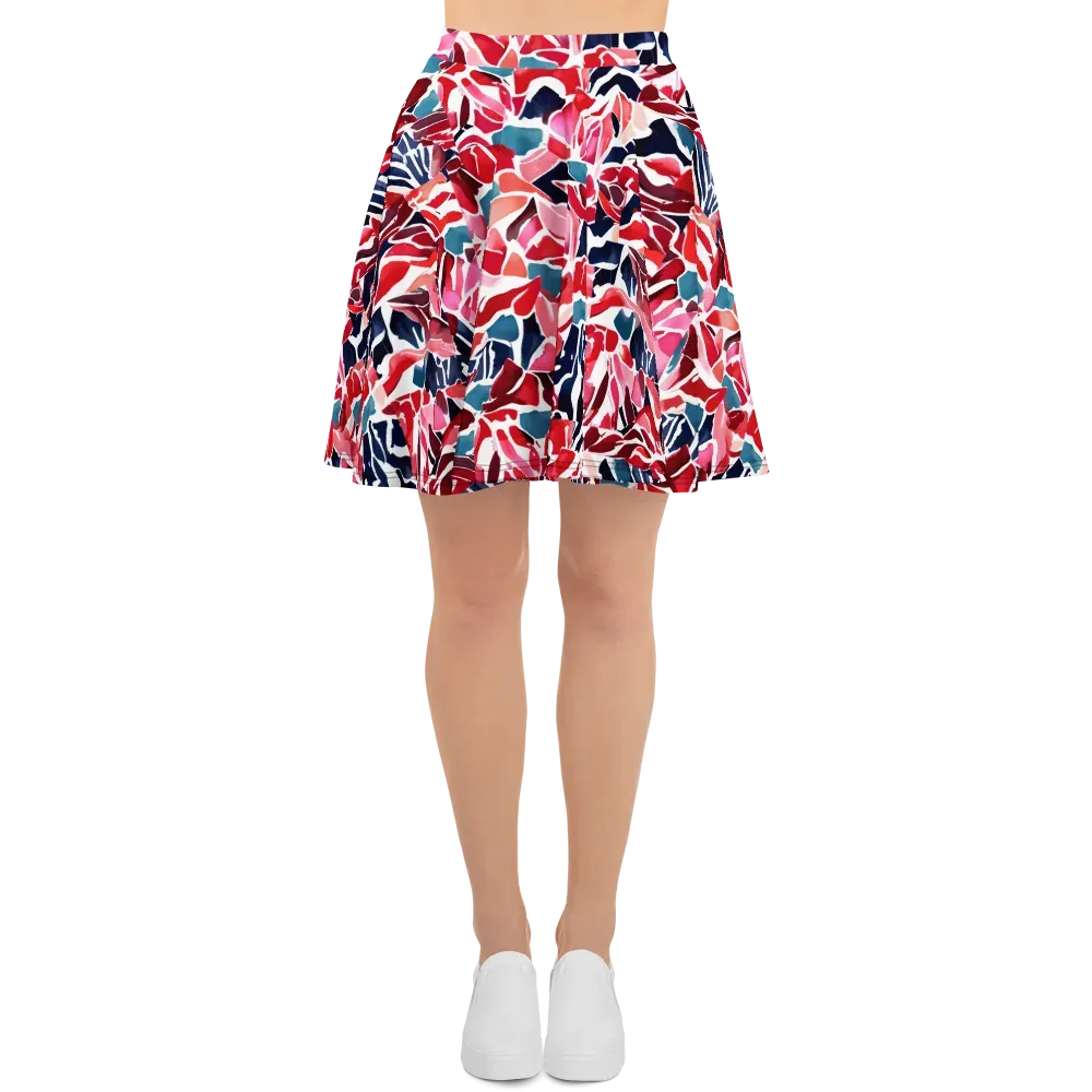 Petal Voltage on Skater Skirt — Front