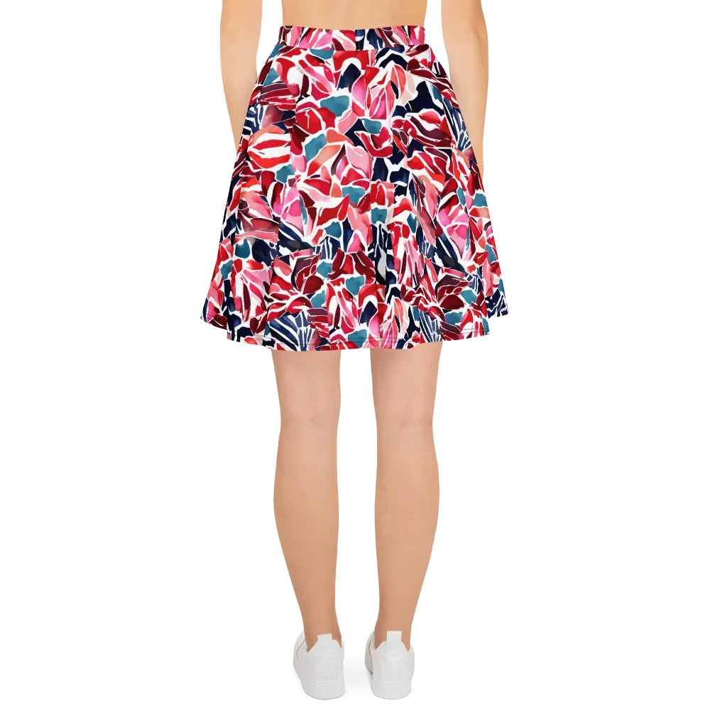 Petal Voltage on Skater Skirt — Back