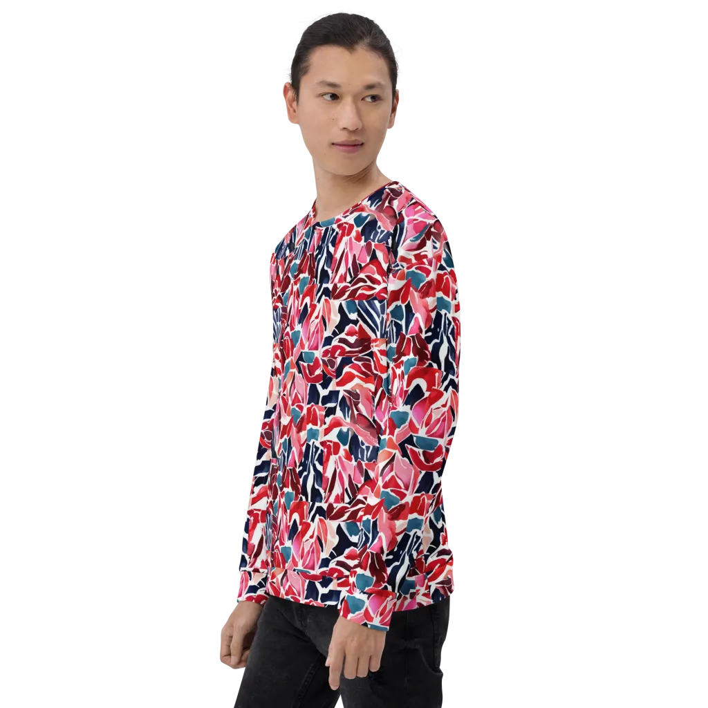 Petal Voltage on Sweatshirt — Left Front