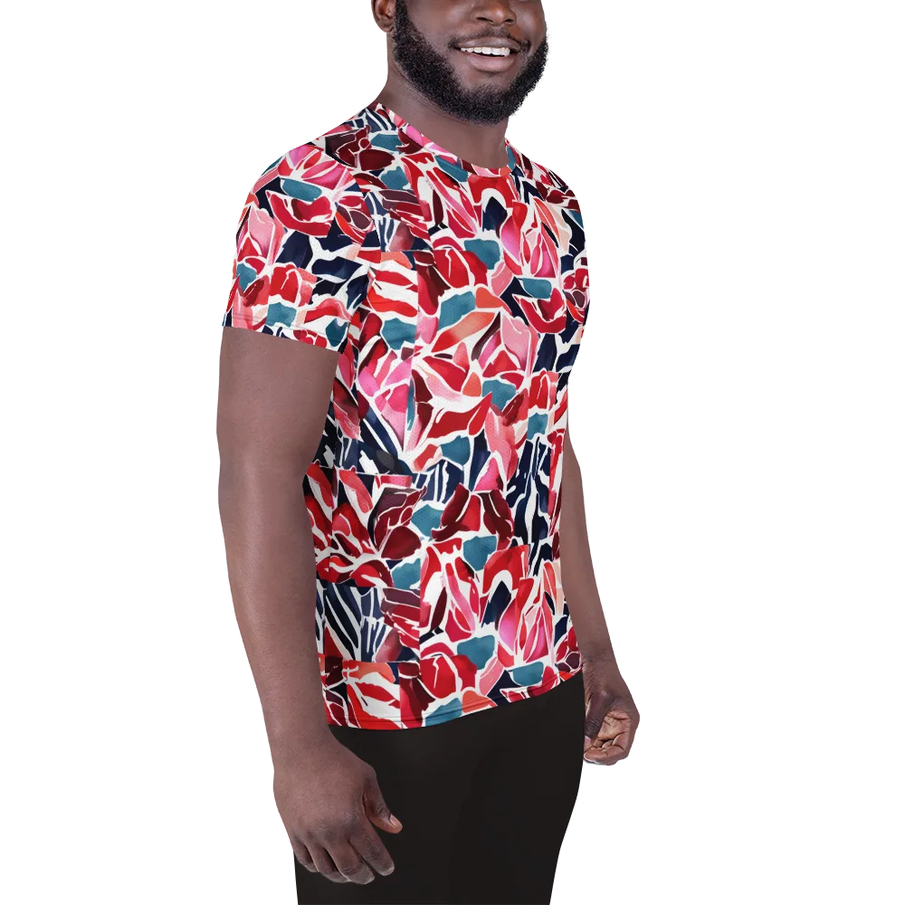 Petal Voltage on Men's Athletic T-Shirt — Right