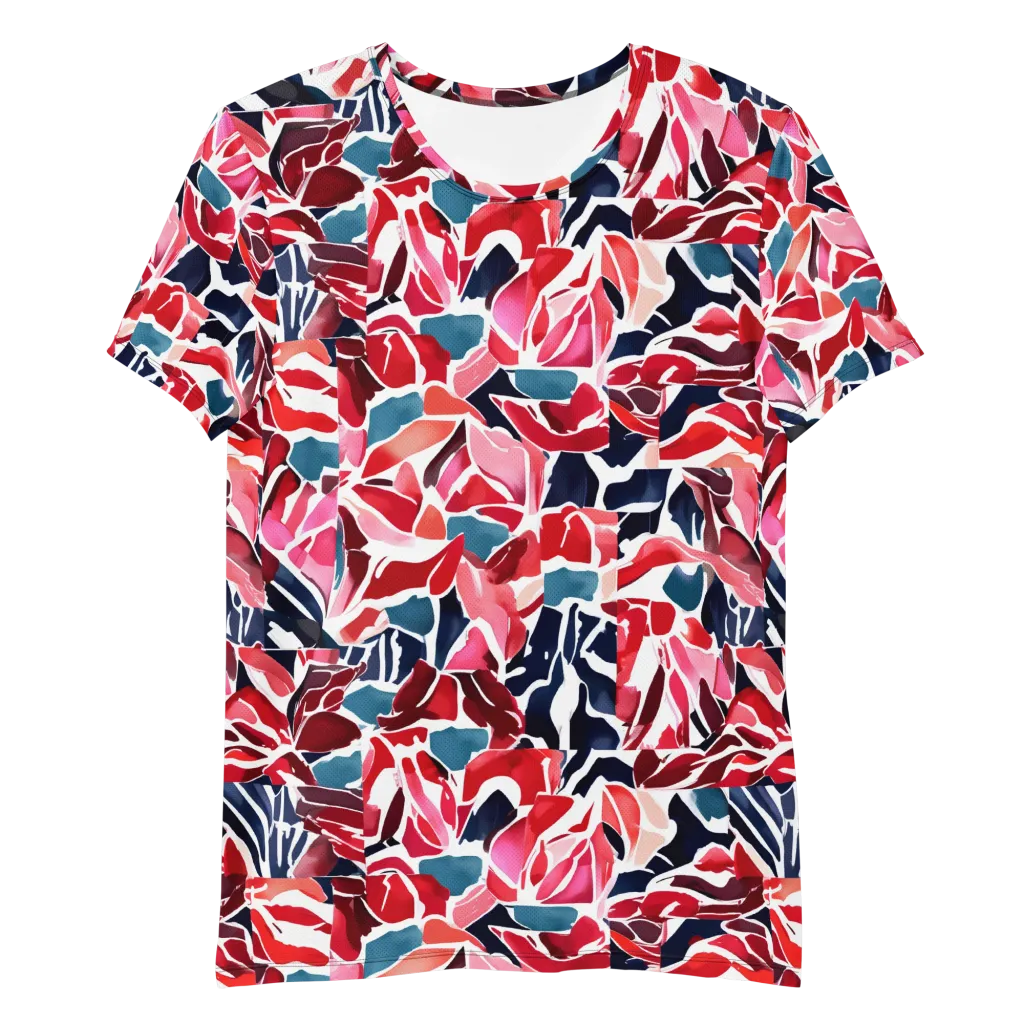 Petal Voltage on Men's Athletic T-Shirt — Front