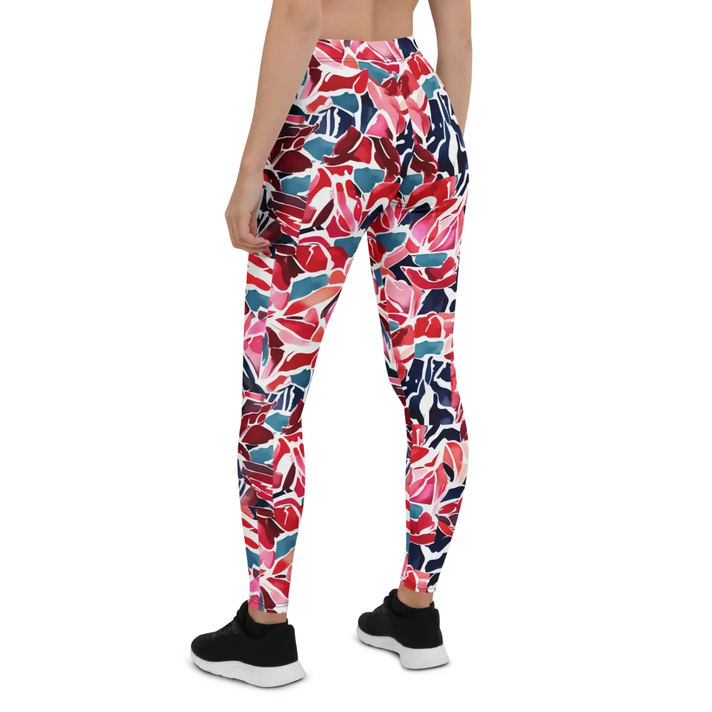 Petal Voltage on Leggings — Back