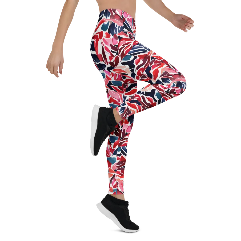 Petal Voltage on Leggings — Right