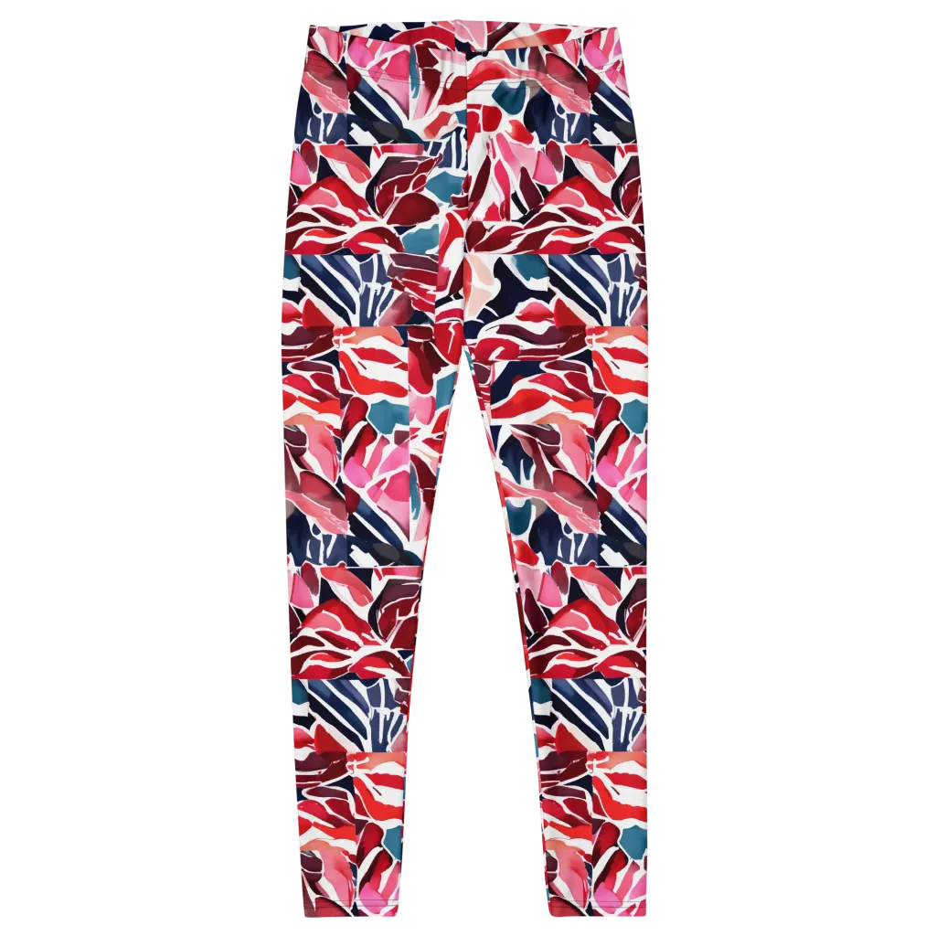 Petal Voltage on Leggings — Front