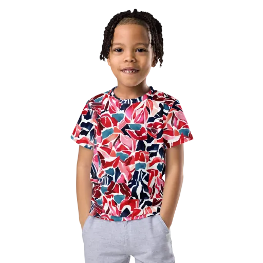 Petal Voltage on a Kids Crew Neck T-Shirt