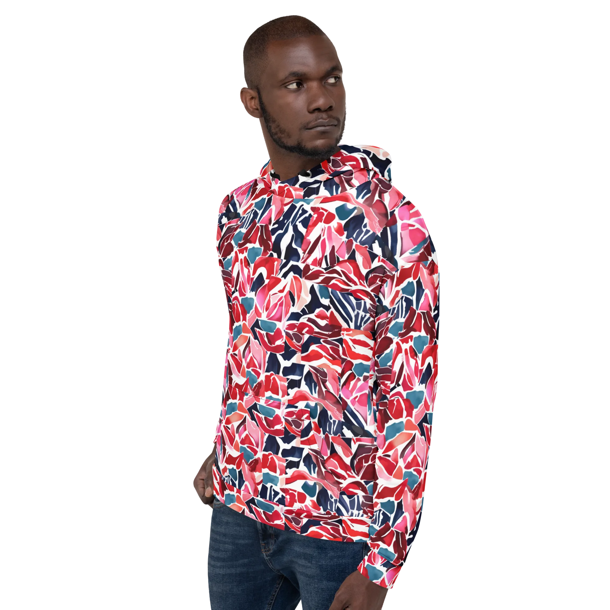 Petal Voltage on Hoodie — Left